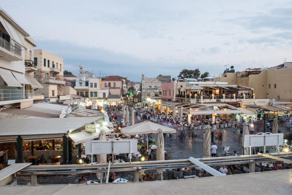 Plaza Apartment Chrissi Akti Chania Exterior foto