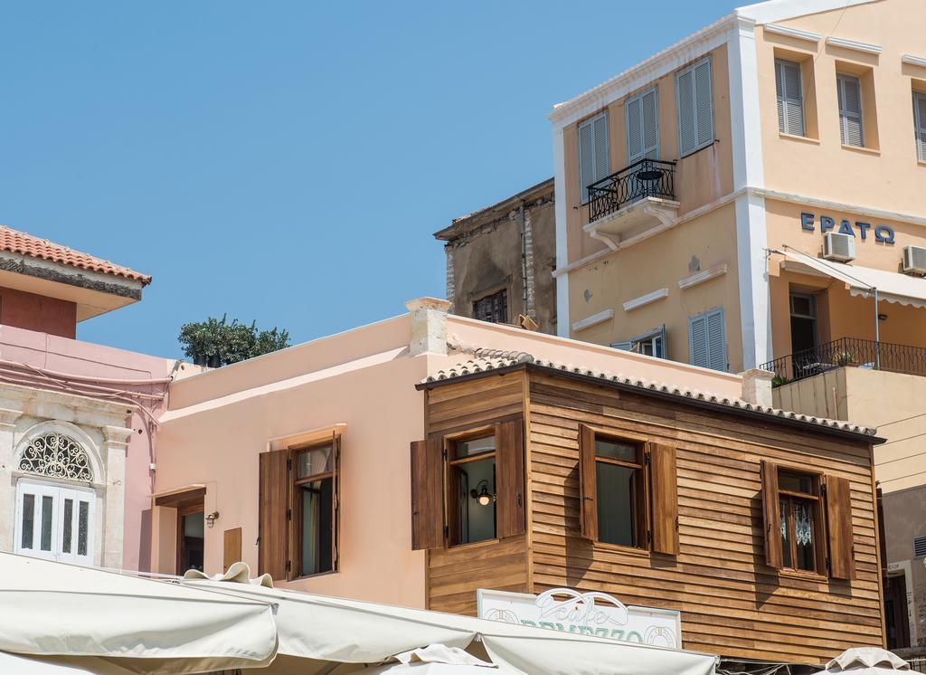 Plaza Apartment Chrissi Akti Chania Exterior foto